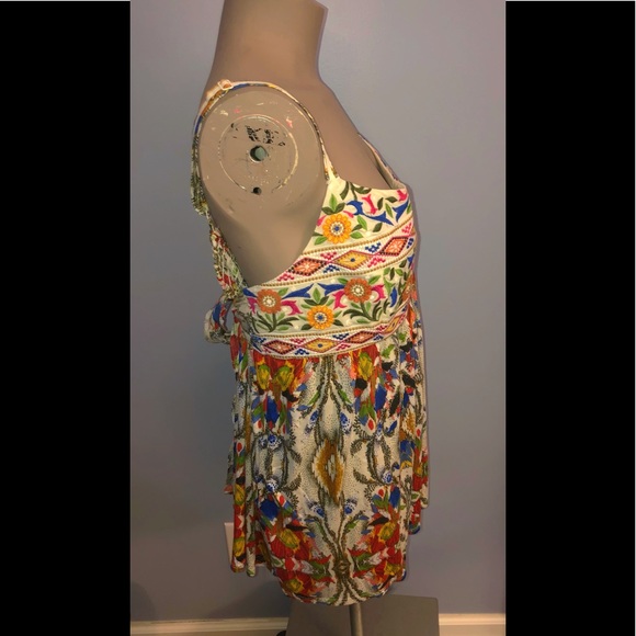 Embroidered/ sequin floral tank by Anthropologie - Picture 5 of 6
